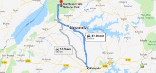 Distance from Kampala to Murchison Falls